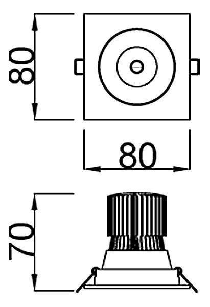 Встраиваемый светильник Mantra Formentera C0080