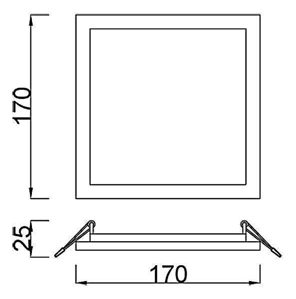 Встраиваемый светильник Mantra Saona C0192