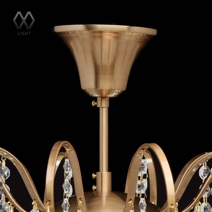 Люстра на штанге MW-Light Жемчуг 10 6 ламп 232016506