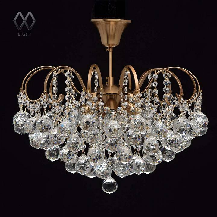 Люстра на штанге MW-Light Жемчуг 10 6 ламп 232016506