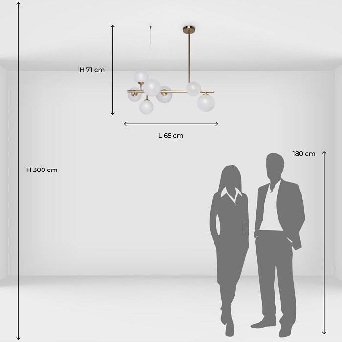 Светильник на штанге DeMarkt Оливия 17 306015207