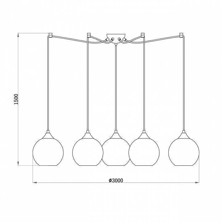 Подвесной светильник DeMarkt Фьюжн 392016208