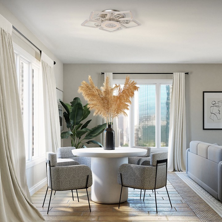 Потолочная люстра De City Мадлен 7xE14 424016107