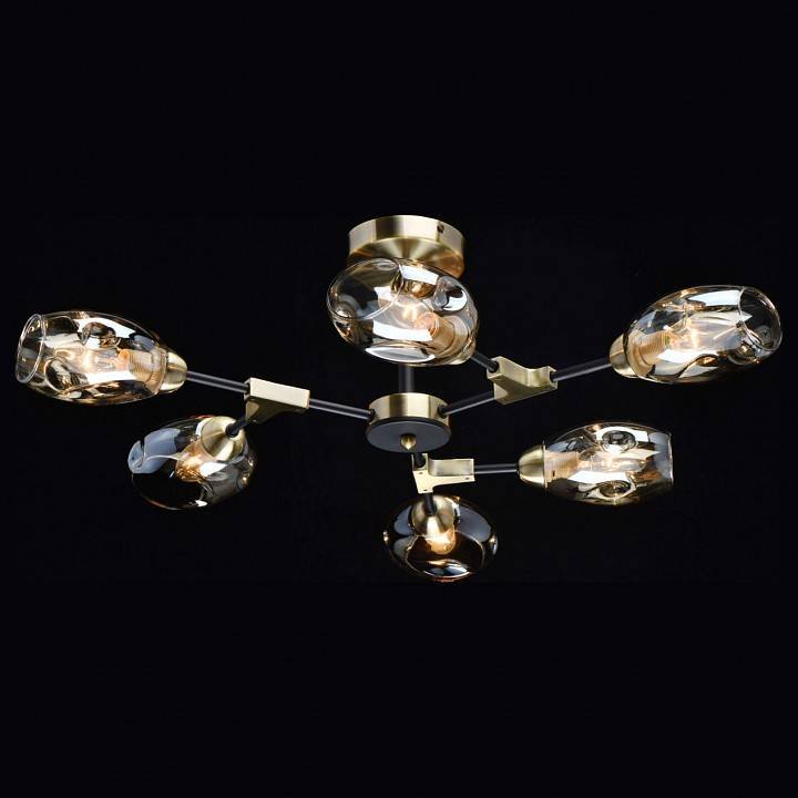 Люстра на штанге DeMarkt Гамбург 6х60Вт E27 605012106