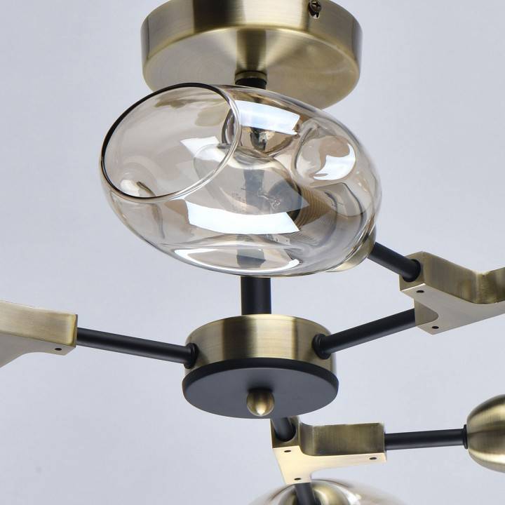 Люстра на штанге DeMarkt Гамбург 6х60Вт E27 605012106