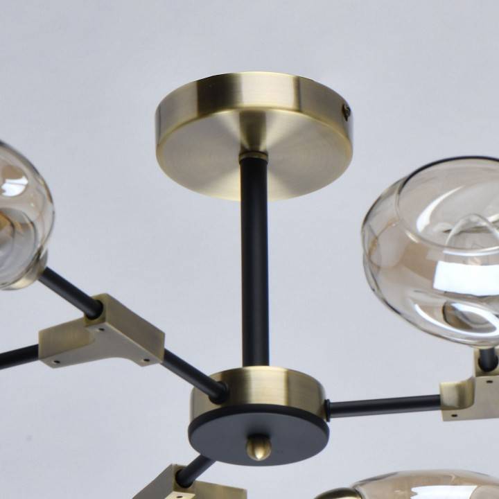 Люстра на штанге DeMarkt Гамбург 6х60Вт E27 605012106