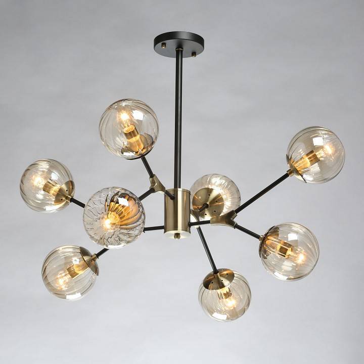 Люстра на штанге DeMarkt Гамбург 8х60Вт E27 605016108