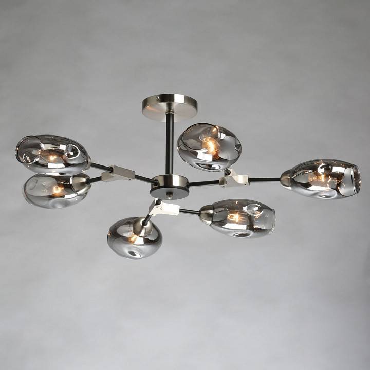 Люстра на штанге DeMarkt Гамбург 6х60Вт E27 605016406