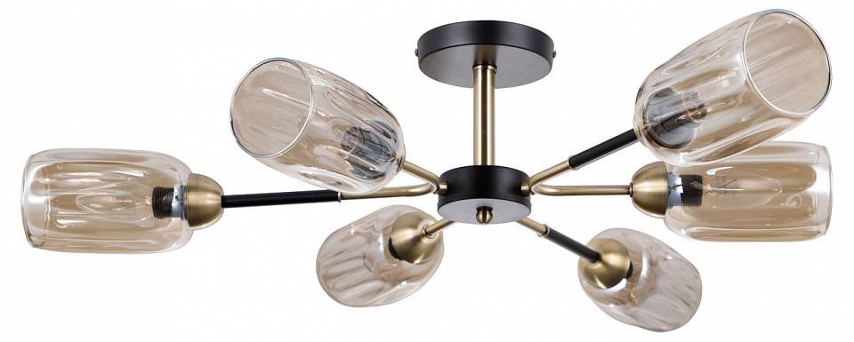 Люстра на штанге DeMarkt Гамбург 6х60Вт E27 605017306