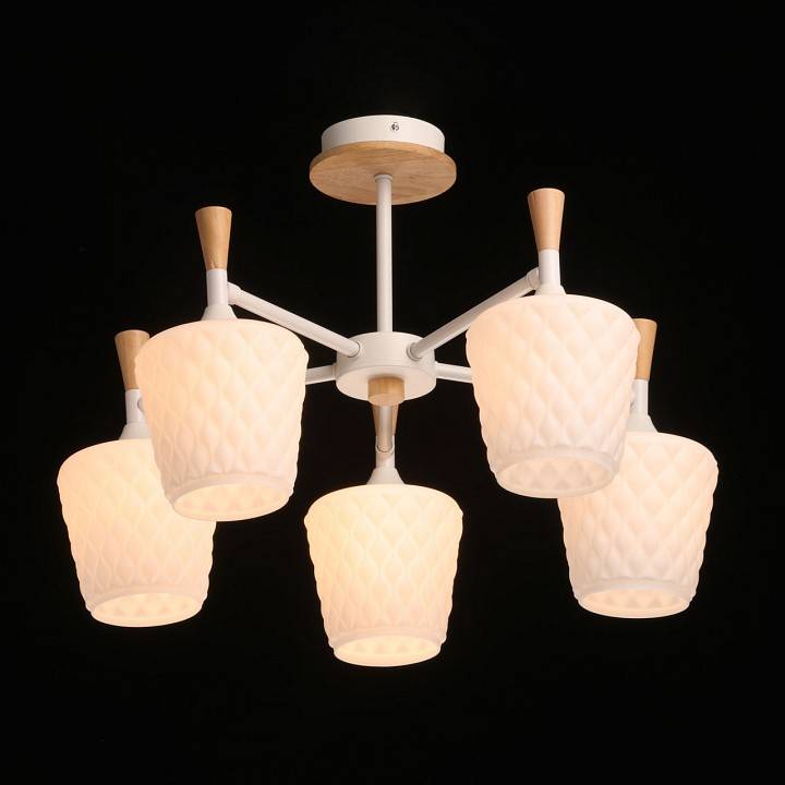 Люстра на штанге De City Дэла 5 ламп E14 635015105