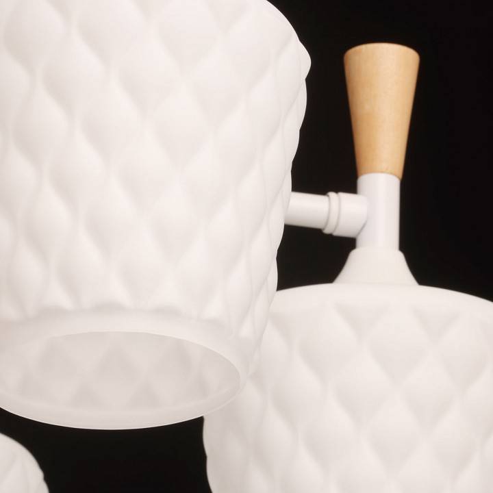 Люстра на штанге De City Дэла 5 ламп E14 635015105