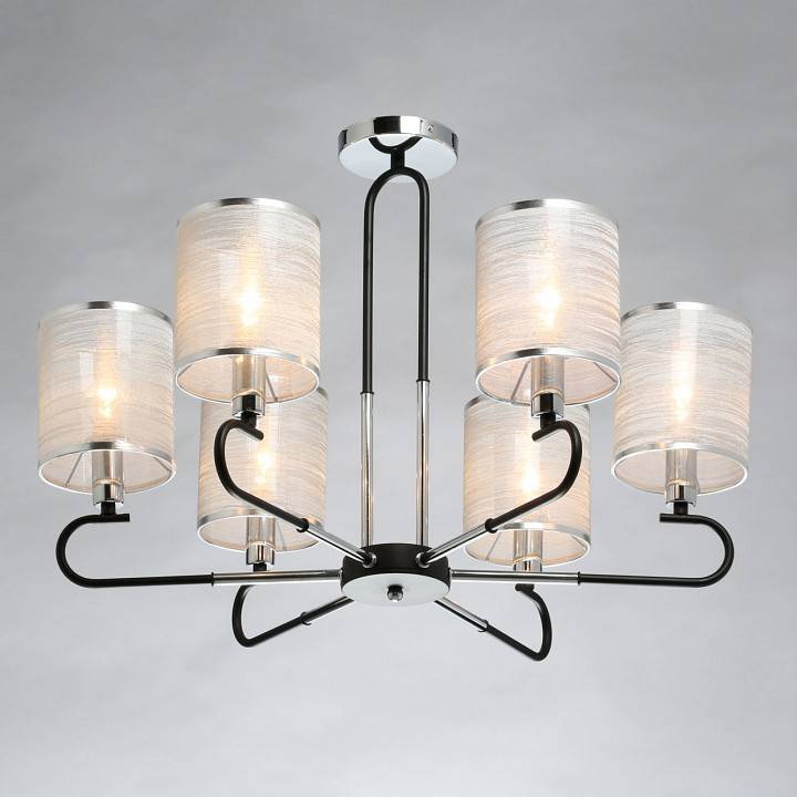 Люстра на штанге DeMarkt Конрад 10 6x40 Вт E14 667012406