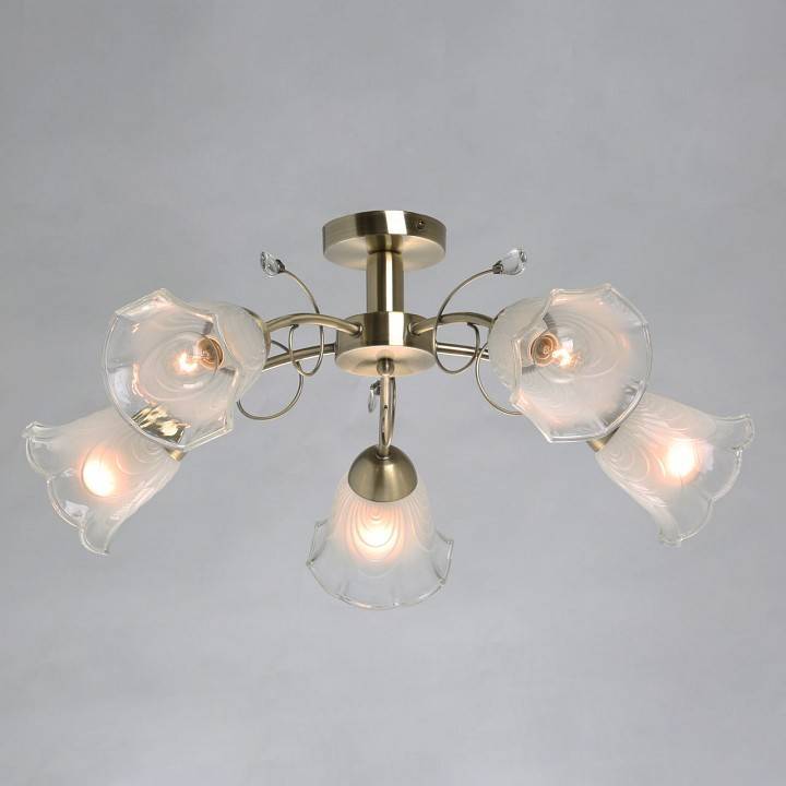 Люстра на штанге De City Флора 5х40Вт E14 670011005