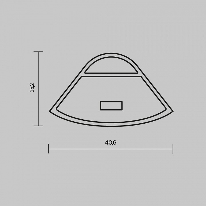 Заглушка для профиля Maytoni 642073