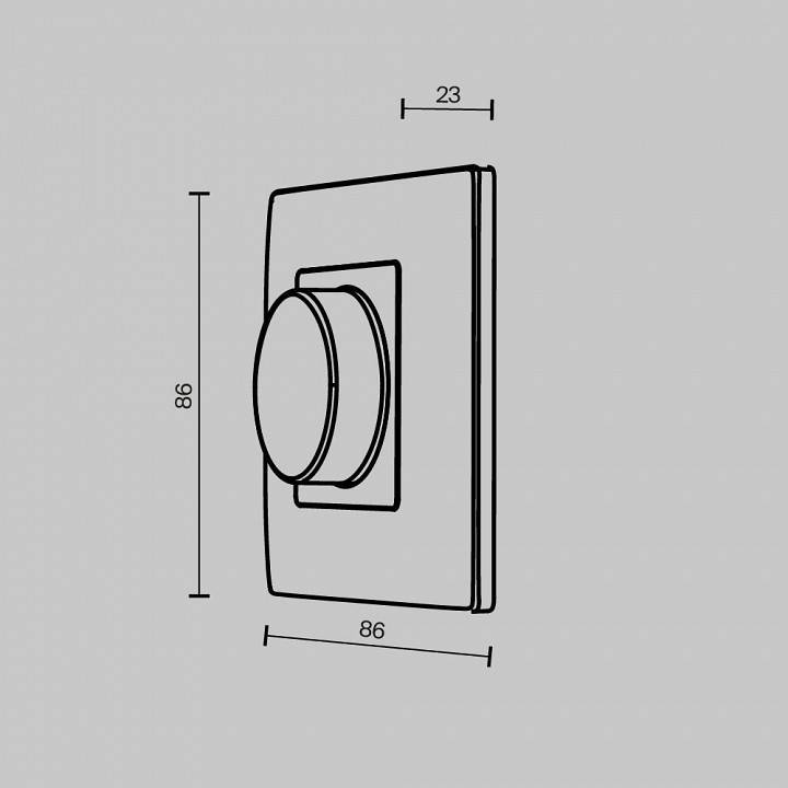 Набор встраиваемых светильников Maytoni (3 шт.) 731003
