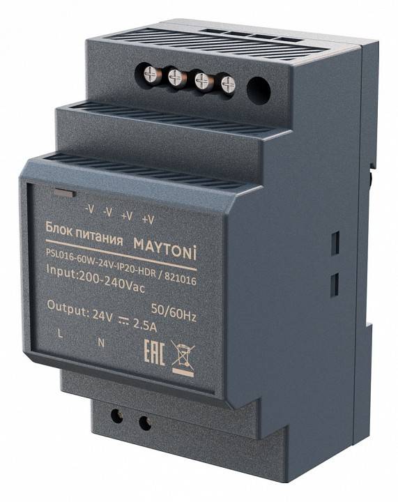 Блок питания Maytoni PSL016 24V 100W IP20 821016
