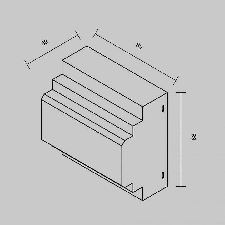 Блок питания Maytoni 48В 120 Вт IP20 на DIN-рейку 831005