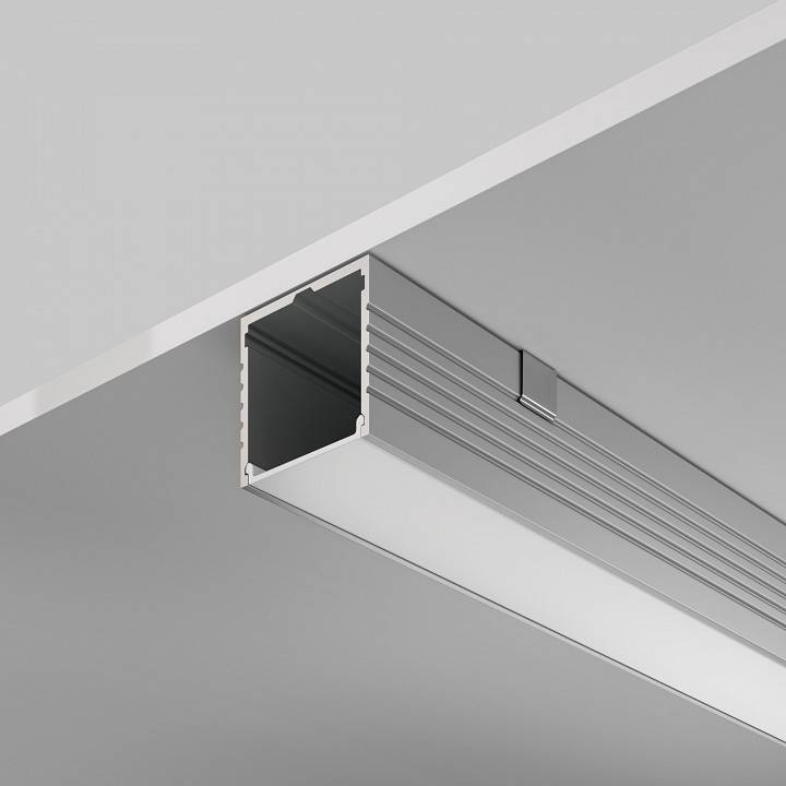 Профиль алюминиевый накладной Maytoni 2 м серебристый ALM-3535A-S-2M