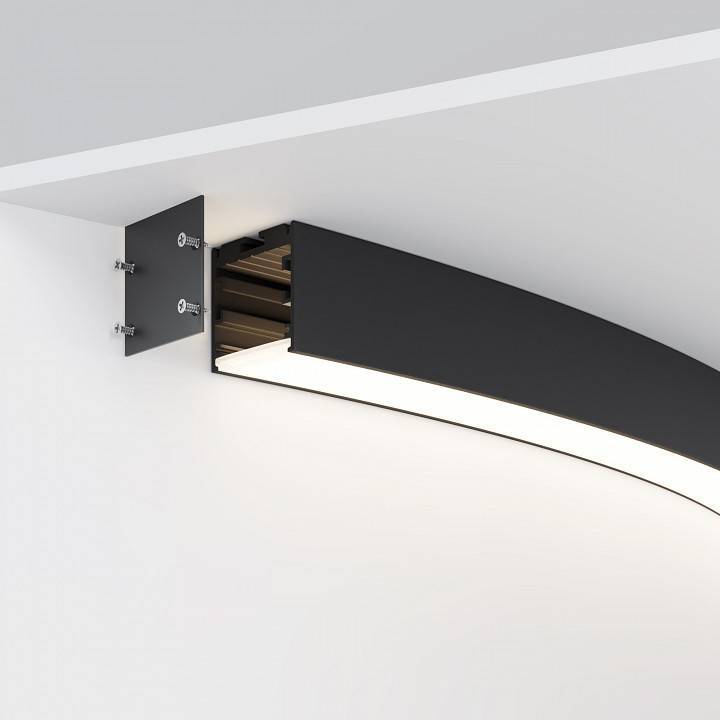 Профиль накладной Maytoni Led strip 45° 1.5 м ALM-3535R-B-D-45°-1.5M