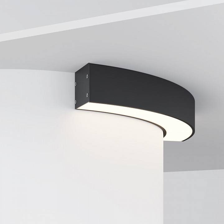 Профиль накладной Maytoni Led strip 90° 0.3 м ALM-3535R-B-D-90°-0.3M