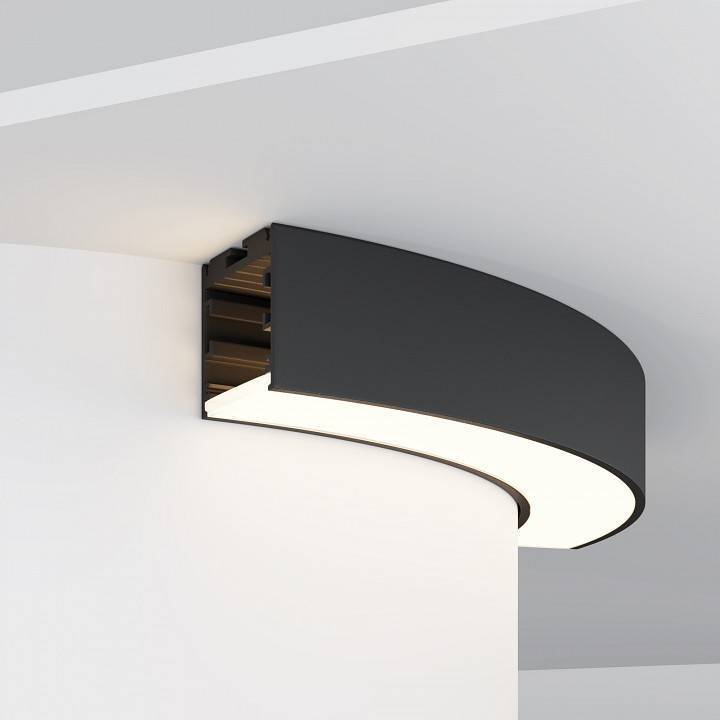 Профиль накладной Maytoni Led strip 90° 0.3 м ALM-3535R-B-D-90°-0.3M
