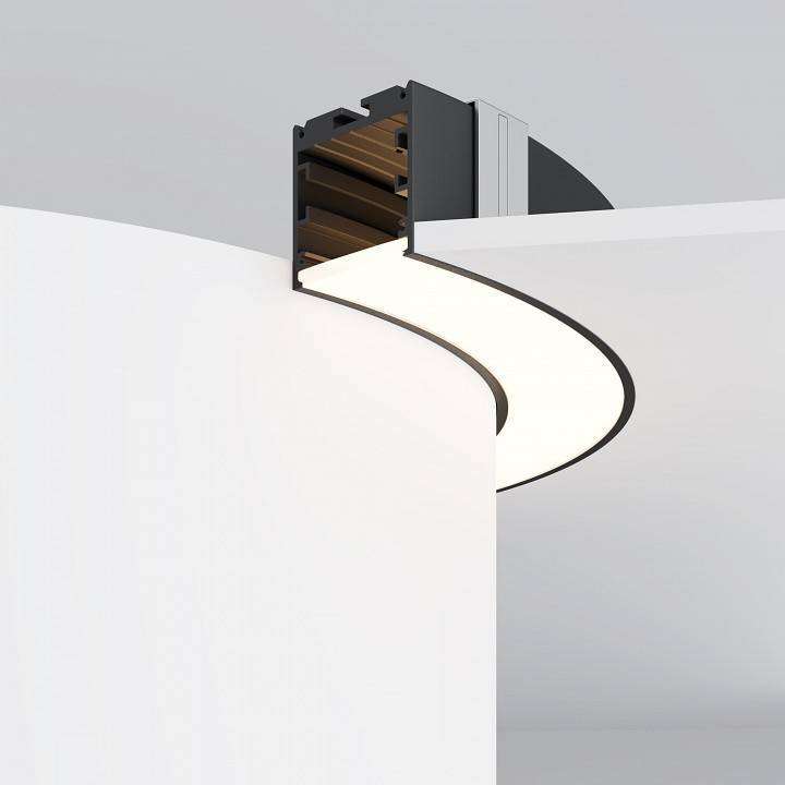 Профиль накладной Maytoni Led strip 90° 0.3 м ALM-3535R-B-D-90°-0.3M