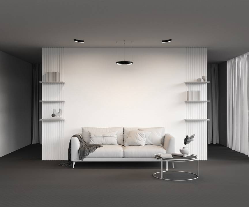 Профиль накладной Maytoni Led strip 90° 0.3 м ALM-3535R-B-D-90°-0.3M