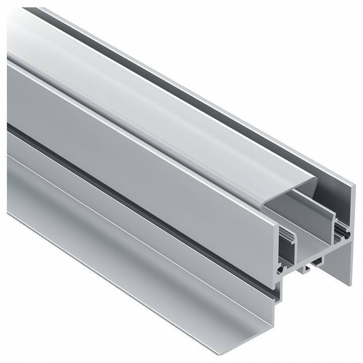 Профиль алюминиевый встраиваемый с нишей Maytoni 2 м ALM012S-2M