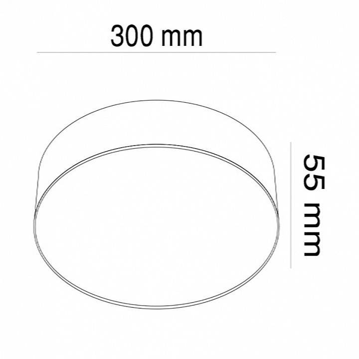 Потолочный светильник Maytoni Zon LED 43 Вт 4000 К белый C032CL-L43W4K