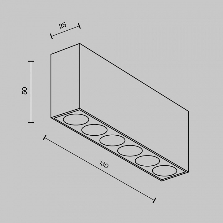 Накладной светильник Points C066CL-12W3-6K-B