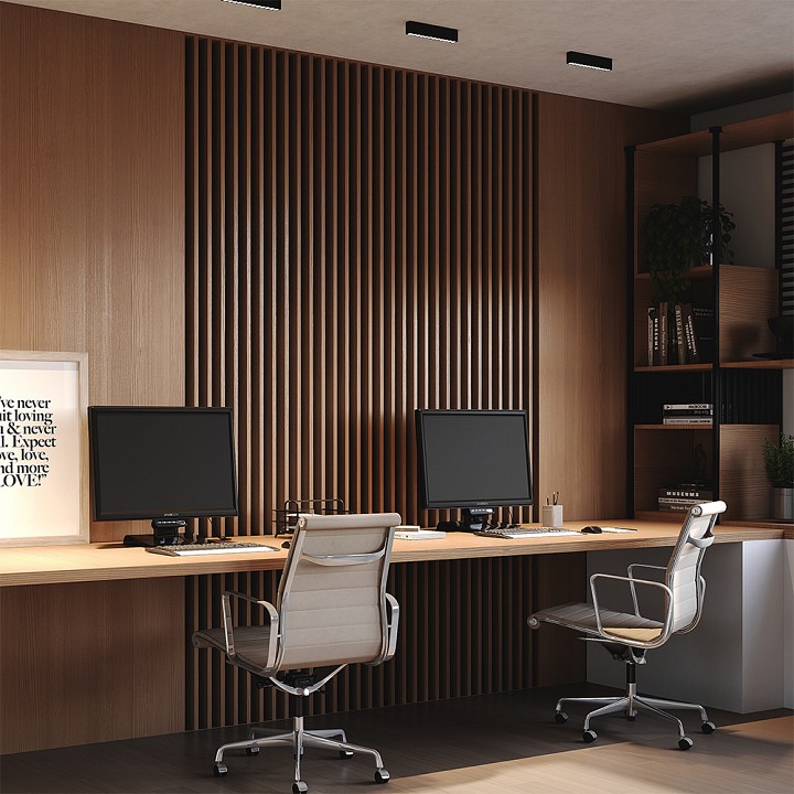 Накладной светильник Maytoni Points C066CL-20W3-6K-B