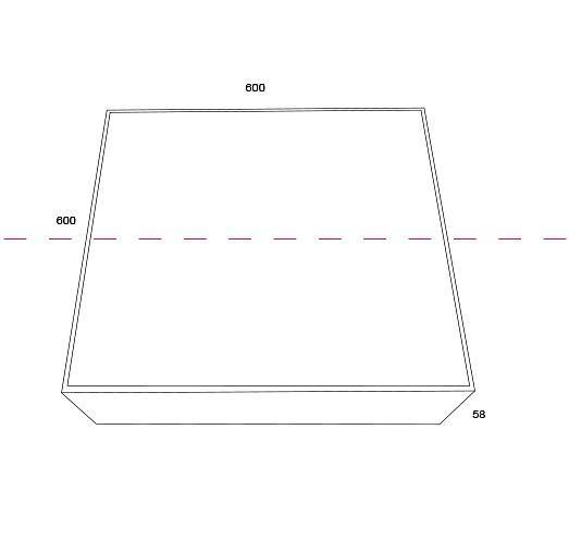 Накладной светильник Maytoni Zon 96 Вт 4000K белый C067CL-L96W4K