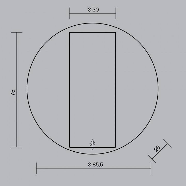 Бра Maytoni Twist C079WL-L3B3K