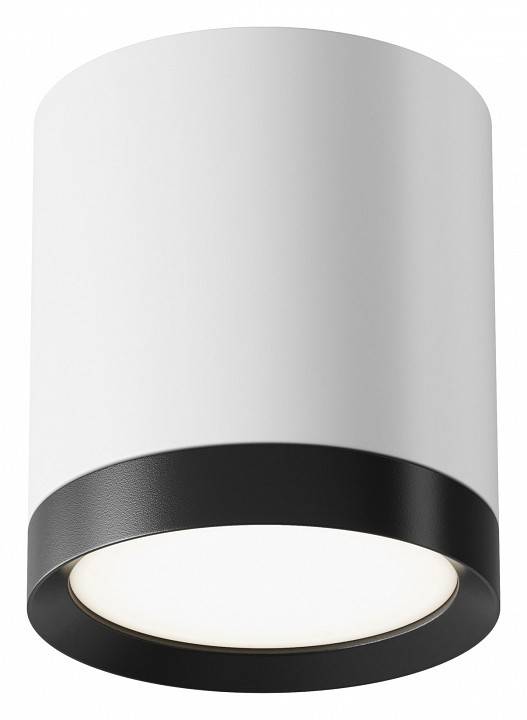 Накладной светильник Maytoni Hoop GX53 белый/черный C086CM-GX53-MRD-WB
