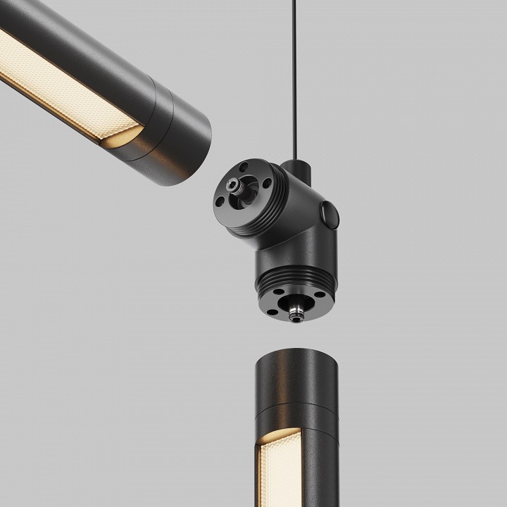 Соединитель угловой L-образный для треков накладных Maytoni  CA014CL-B