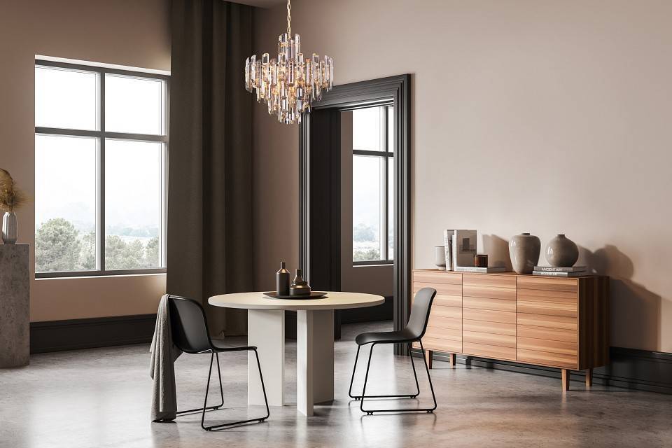 Подвесная люстра Maytoni Flare 6 ламп Золото DIA200PL-06G