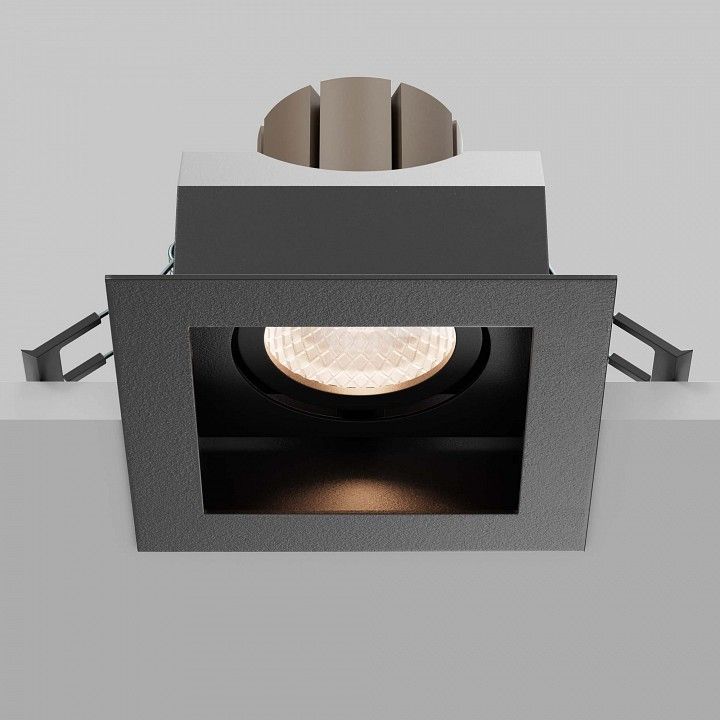 Встраиваемый светильник Maytoni Technical Metal Modern DL008-12W2.7-3-4K-B