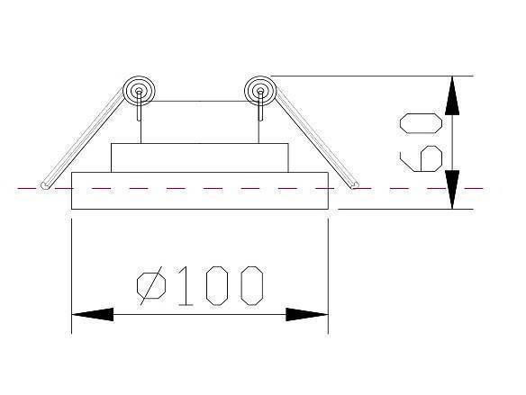 Встраиваемый светильник Maytoni Planet 6 Вт DL035-2-L6W