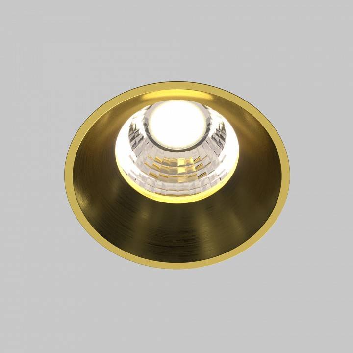 Встраиваемый светильник Maytoni Round 7 Вт 4000 K DL058-7W4K-TRS-BS