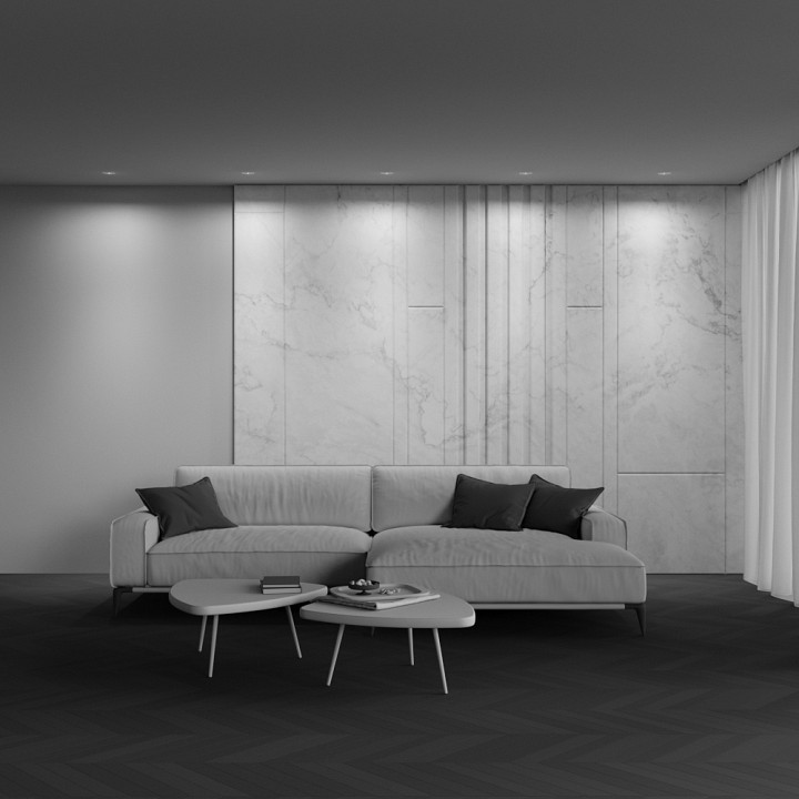 Встраиваемый светильник Maytoni  DL100-12W2.7-3-4K-RD-W