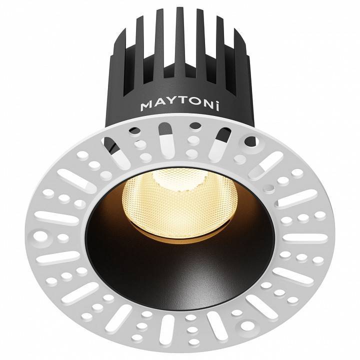 Встраиваемый светильник Maytoni Dip DL121-15W-2.7K-TRS-B