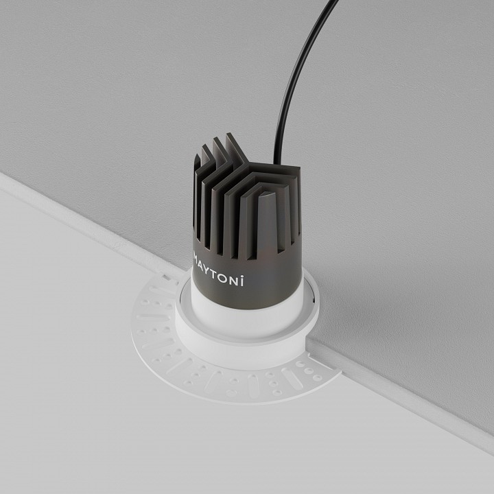 Встраиваемый светильник Maytoni  DL124-10W-2.7K-TRS-W