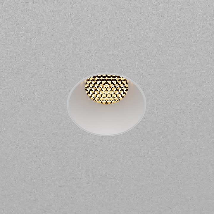 Встраиваемый светильник Maytoni  DL124-10W-2.7K-TRS-W