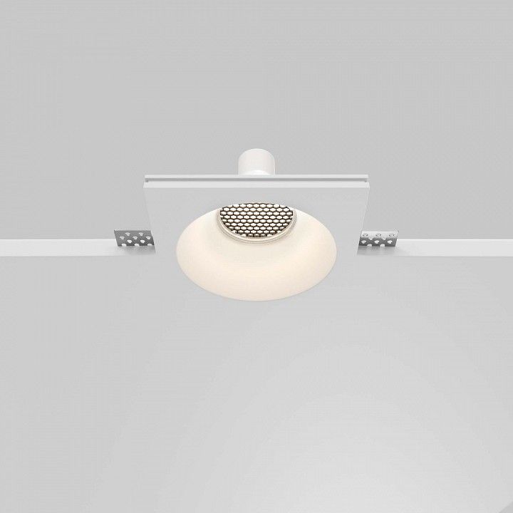 Встраиваемый светильник Maytoni Technical Gyps Modern DL129-GU10-01-W