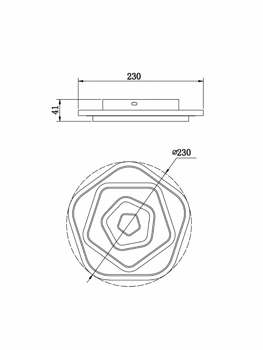 Накладной светильник Freya  FR10019WL-L23W