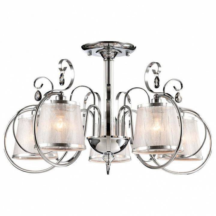 Люстра на штанге Freya Simone 5 ламп FR2020-CL-05-CH