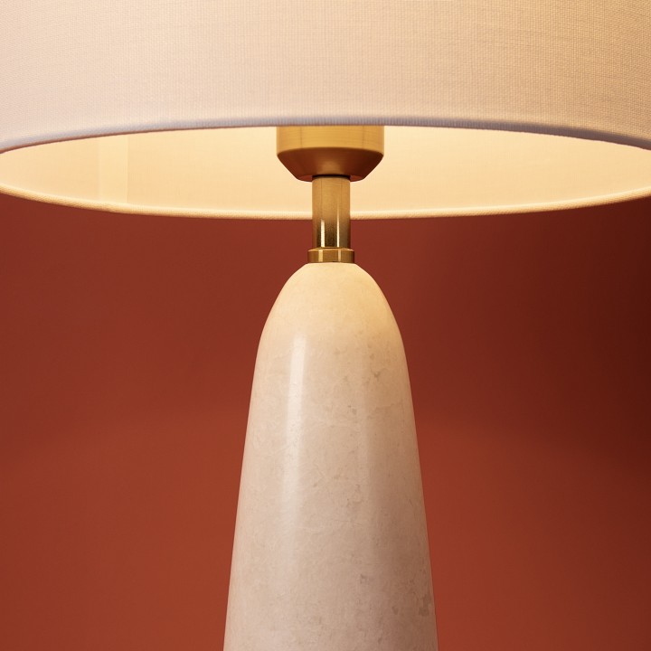 Настольная лампа декоративная Freya MarmoLatte FR2054TL-01BS