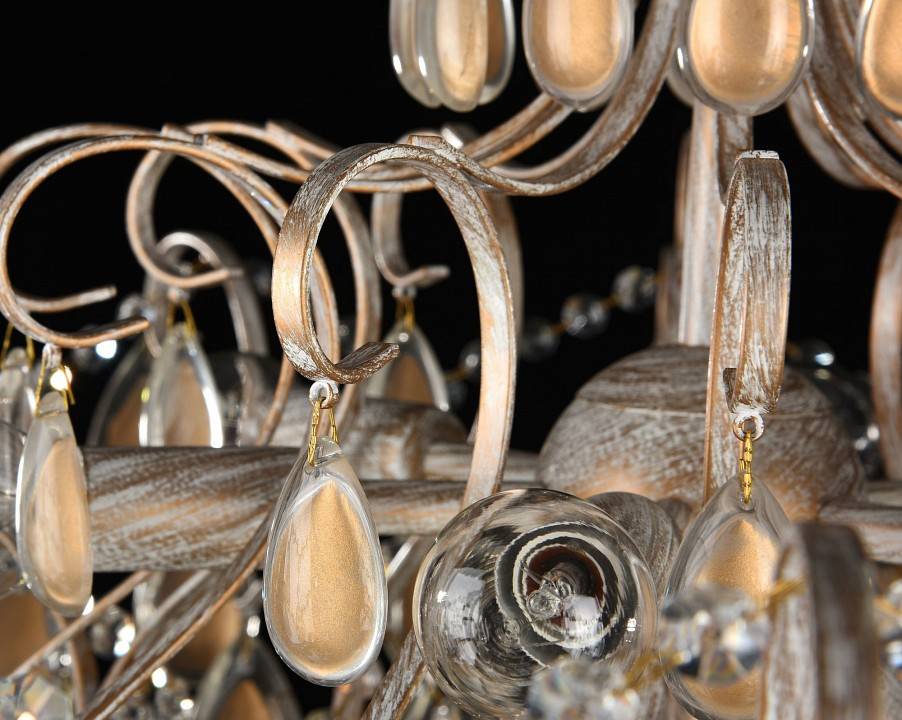 Люстра на штанге Freya Chabrol 9 ламп FR2302-CL-09-WG