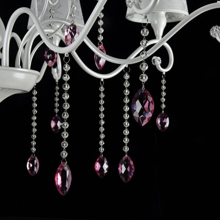 Подвесная люстра Freya Adelaide 8 ламп FR2306-PL-08-W