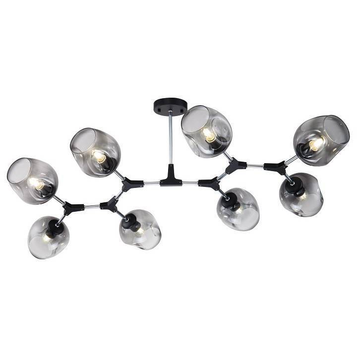 Люстра на штанге Freya Desi 8 ламп FR5006CL-08B